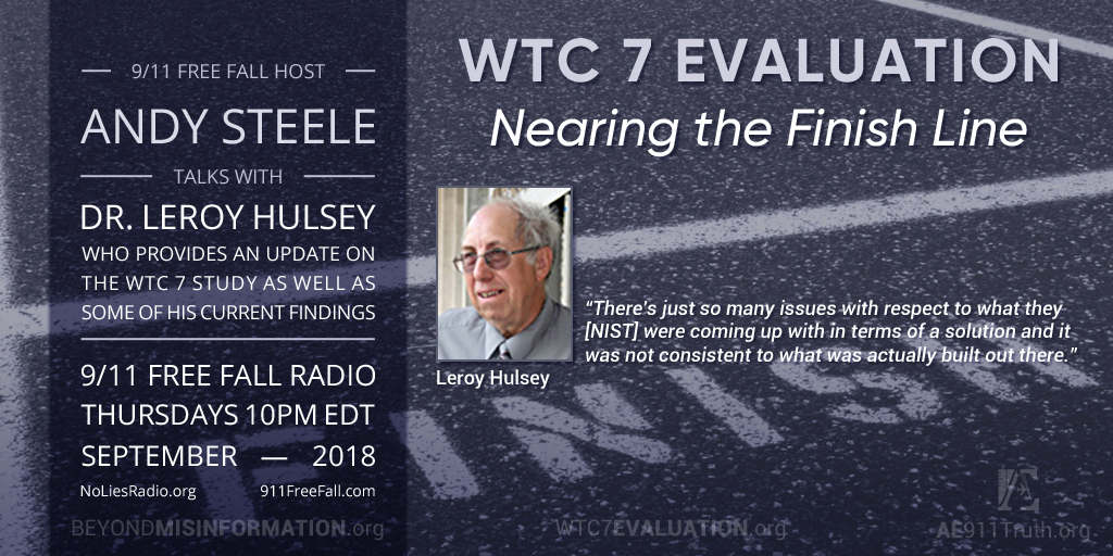 9/11 Free Fall Host Andy Steele with Dr. Leroy Hulsey